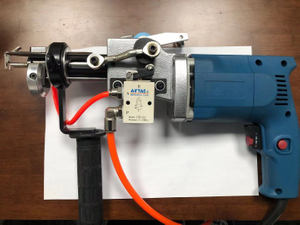 Mending gun for grass