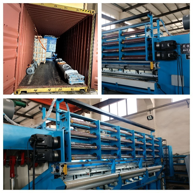 Multi-roll tufting machine loading-2